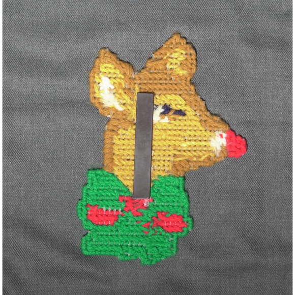 VTG Handmade Christmas Ornament Lot of 7 Festive Holidaycore Collectible Santa - Picture 10 of 16